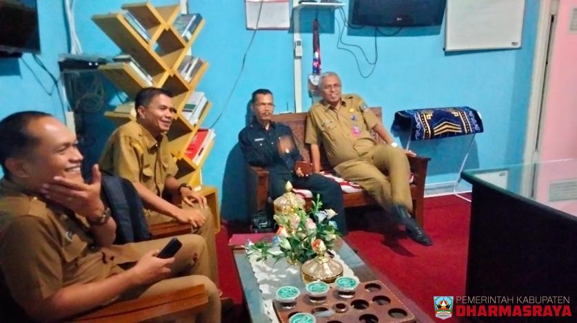 Kunjungan Monev JIKN Dinas Kearsipan dan Perpustakaan Provinsi Sumbar di LKD Dharmasraya